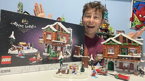 LEGO Alpine Lodge 10325 review! SAME Price, Tons of pieces, and Cozy Build!