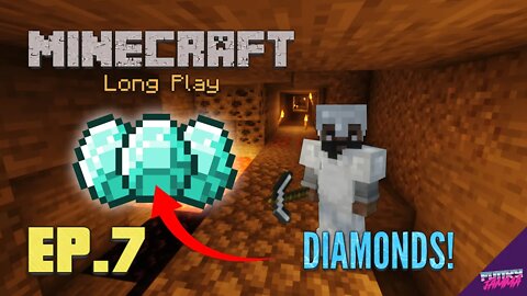 Relaxing Minecraft Survival Long Play Part 7 - Mining for Diamonds | (No Commentary)