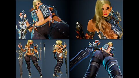 Sexy Explicit Angles Dark Knight in Secrua Outfit for BDO as Flashback | Black Desert