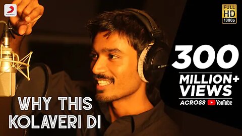 3 - Why This Kolaveri Di Official Video | Dhanush, Anirudh