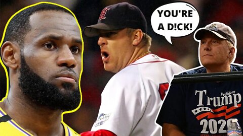 Red Sox Legend Curt Schilling DESTROYS Lebron James for Calling Boston Celtics Fans R@CIST!