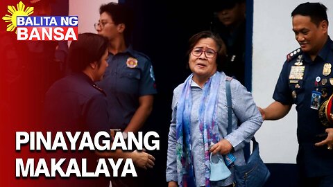 Ano ang masasabi mo na pinayagang makalaya si Leila De Lima?