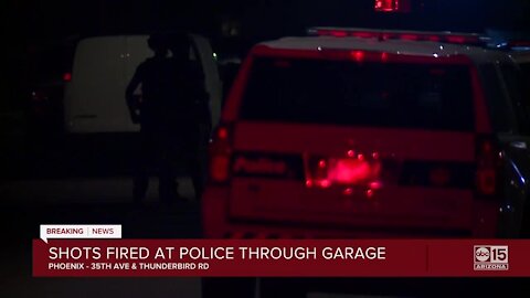 Police working barricade, shooting situation in Phoenix