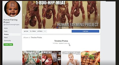 (UWAGA) Human Farming Project na Facebooku Sprzedaż ludzkiego mięsa dla satanistycznych kanibali