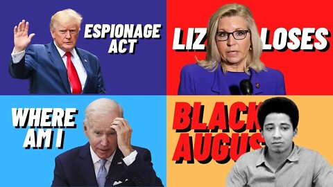 Liz Cheney Loses | Black August w/ Black Power Media | Biden Signs IRA | Espionage Act