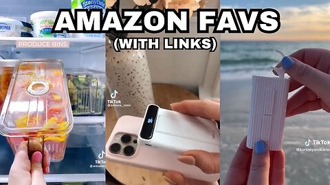 Amazon Must Haves with Links - Amazon Favs - TikTok Amazon Finds Compilation - TikTokMadeMeBuyIt