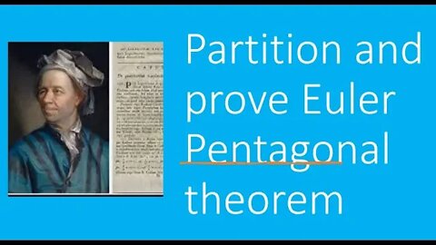 Partition and Prove Euler Pentagonal theorem