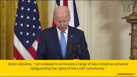 Biden declares, I am pleased to announce a range of new initiatives aimed at safeguarding the rights