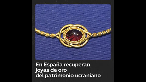 La Policía española recupera joyas de oro pertenecientes al patrimonio histórico ucraniano