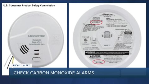 2-in-1 smoke and carbon monoxide alarms sold at Walmart recalled