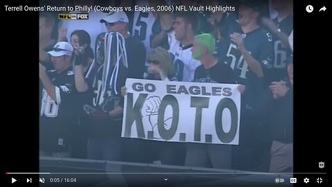 NFL Game of the Week 2006 Eagles VS Cowboys