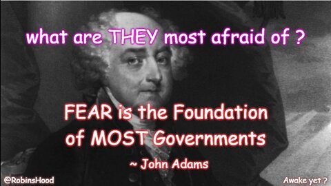 What are THEY most afraid of . . . ?