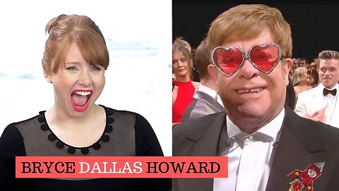 Elton John's (PRICELESS) reaction to Bryce who plays his MUM