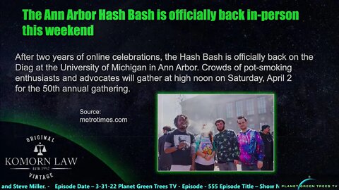 Hash Bash 50th Anniversary - Planet Green Trees TV - Episode - 556