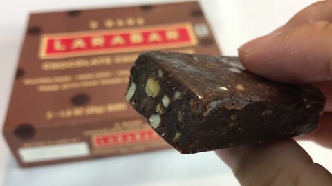 Larabar Gluten Free Chocolate Chip Brownie bar review and taste test