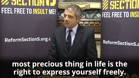 Mr. Bean's Amazing Speech on Free Speech - Wonderful Wordings