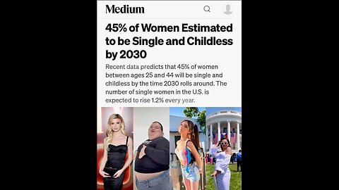 Elon Musk retweets "45% of women to be single by 2030"