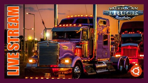 American Truck Simulator OpenGL Ubuntu Linux #2 Michael Lillies K-Dog Map