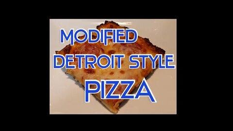 MODIFIED DETROIT STYLE PIZZA by PAULIE DETMURDS