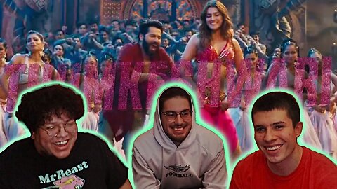 AMERICANS React to Thumkeshwari - Bhediya | Varun Dhawan, Kriti S, Shraddha K | Sachin-Jigar