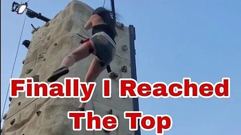 Rock climbing at Oregon State Fair- Salem Oregon USA