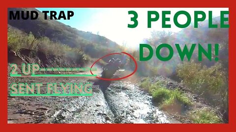 MOTORCYCLES CRASH IN MUD SLIDE l MALIBU l 2022 l RESCUE EP.110 SPECIAL