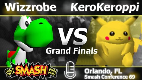 Wizzrobe (Yoshi) vs. KeroKeroppi (Pikachu) - Smash 64 Grand Finals - SC:69