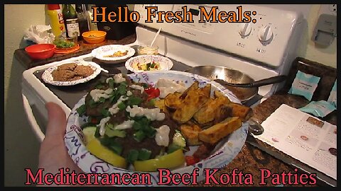 Mediterranean Beef Kofta Patties