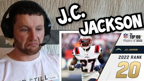 Rugby Player Reacts to J.C. JACKSON (Los Angeles Chargers, DB) #20 NFL Top 100 Players in 2022