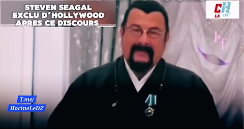 Steven Seagal et son discours au côté de Vladimir Poutine.