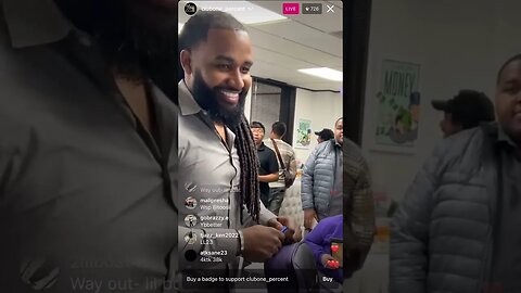 Yungeen Ace Chat It Up With ClubOnePercent On Instagram Live, The Leader Then Give Speech (12-01-23)