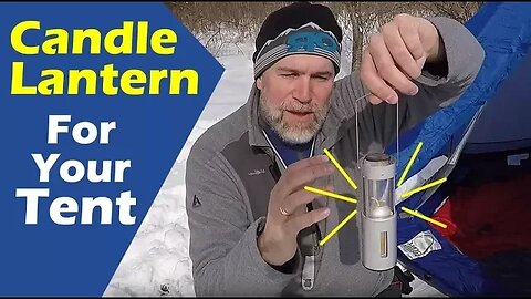 UCO Candle Lantern for Winter Backpacking Tent