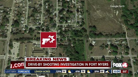 Drive-by shooting investigation on Sumter Drive in Fort Myers