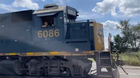 CSX D753 Local Manifest Mixed Freight Train from Sterling, Ohio August 14, 2021