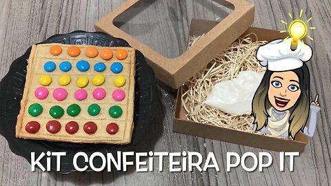 Kit Mini Confeiteira Pop It para o dia das Crianças - 2023