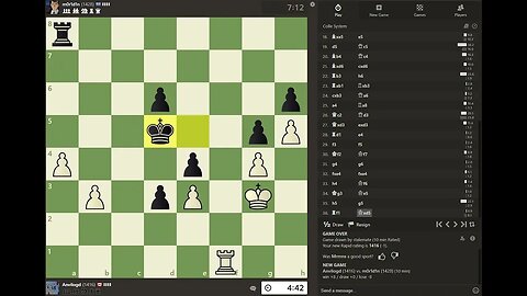 Daily Chess play - 1417 - Missed taking Rook 2 times but still won in Game 3