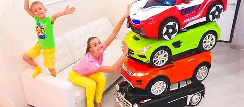 Magic Little Driver ride on Toy Car and Transform Car for Kids