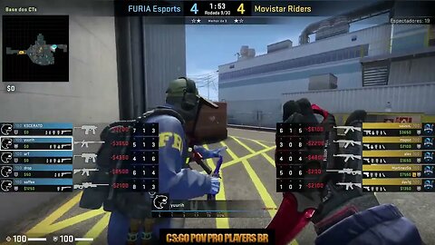 CSGO POV Furia yuurih (22/9) vs Movistar Riders (Nuke) @ ESL Pro League Season 17