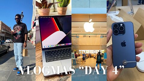 mentor conversations + I took my macbook to the apple store | vlogmas "day 4"