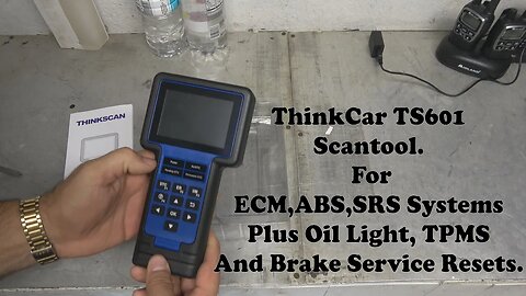 The Thinkcar TS601 Scan Tool. A great full color scanner that car read and clear ECM,TCM,ABS,and SRS