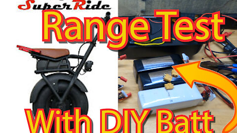 Range Test With DIY Battery!/ Super Ride S1000