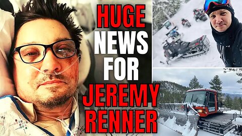 Jeremy Renner Posts HUGE Update Photo From Hospital After EXTENSIVE INJURIES In Snow Plow Accident