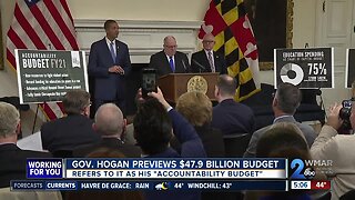 Gov. Hogan announces Fiscal Year 2021 budget focusing on violent crime, education