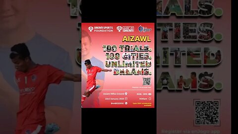 BBFS RESIDENTIAL ACADEMY Aizawl Trials , 100 Trials. 100 Cities. Unlimited Dreams.