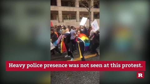 The LGBT Community protests Donald Trump presidency with dance | Rare News