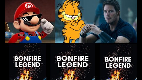 1st Mario, NOW Chris Pratt Garfield Piss Off Woktards - Thanks Bonfire Legend for Moviesgate