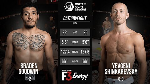 Yevgeni Shinkarevsky vs Braden Goodwin | UFL 4