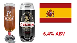 Cruzcampo Gran Reserva - 2L Krups SUB Torp Keg Lager 6.4% ABV 2 Litres