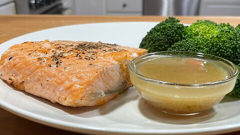 Salmon With Maple Butter Sauce (Grain/Dairy Free)