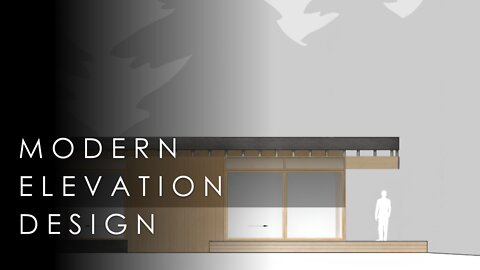 Modern Cabin - Elevation Design Process